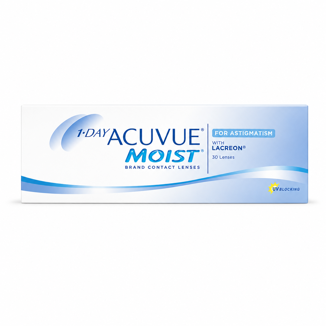 1-Day Acuvue Moist 30 lentes de contacto diarios