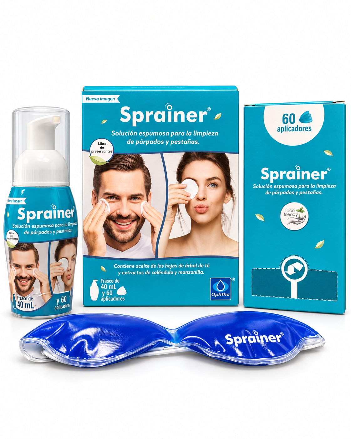 Sprainer Espuma 40 ml – Limpieza de Párpados y Pestañas